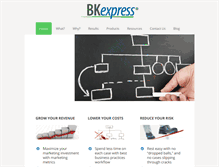 Tablet Screenshot of bkexpress.com